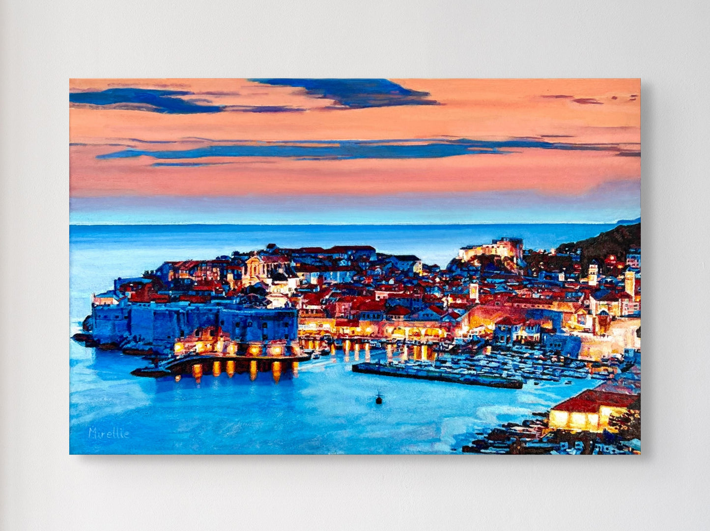 'Dubrovnik At Sunset' (Digital Print)